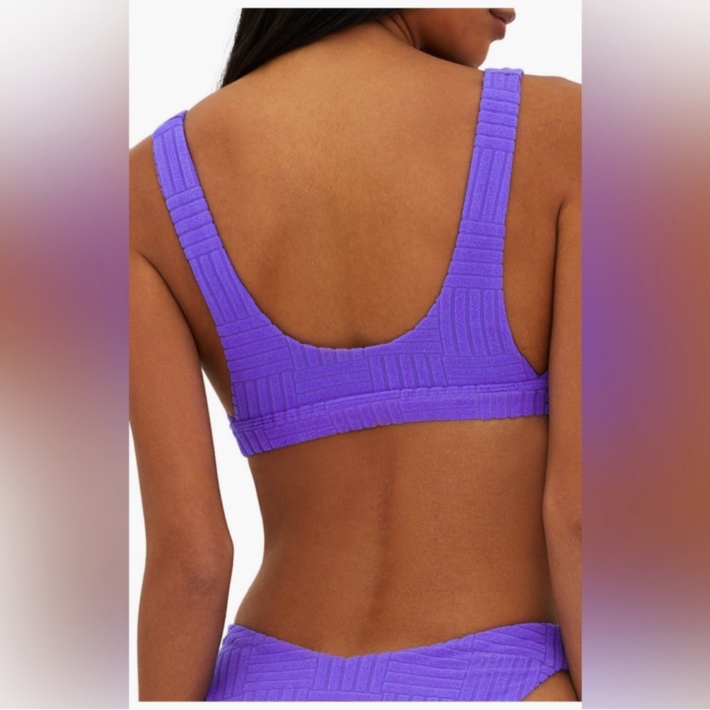 Beach Riot BIKINI TOP PEYTON RIBBED BIKINI TOP SIZE Medium, $98 - Picture 2 of 11